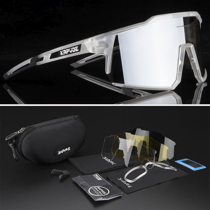 Unisex Photochromic Cycling and Mountain Bike Sunglasses