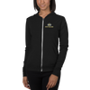 Lightweight unisex hooded and zipped sweatshirt