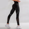 Perforated fitness pants Seamless fitted leggings